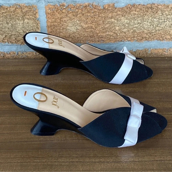 O jour bow accent slides shoes size 8 - Picture 10 of 11